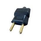 Plug Tomada Pino Macho Prensa Cabo Fio 2p Preto 20a 250v