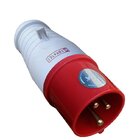 Plugue 015 3p+n+t 6h 380vca/16a Vermelho Ip44 Sibratec