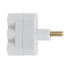 Plugue 2 Pólos + Terra 3 Saídas 20A/250V Cinza Fame