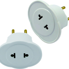 Plugue Adaptador Cinza 10a 2 Pólos Maciços Radial 1501.159