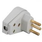 Plugue Angular 2p+t 20 A 250 V Tramontina Cinza