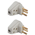 Plugue Angular 2p+t 20 A 250 V Tramontina Cinza