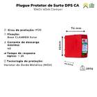 Plugue Dps Para Proteção De Surto Cc 1040v 40ka Clamper