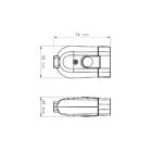 Plugue Fêmea 2p 250 V 20 A Tramontina Branco