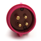 Plugue Industrial 2h 16a 4 (3p+t) 24v Strahl Ip44