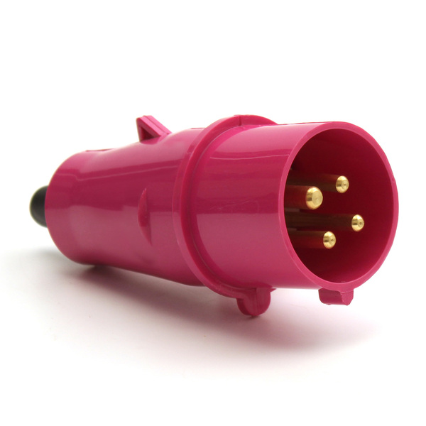 Plugue Industrial 2h 16a 4 (3p+t) 24v Strahl Ip44