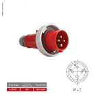 Plugue Industrial 3p+t 32a 380/440v Ip67 Strahl - Pa4276