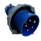 Plugue Industrial Ip67 63a 3p+t+n 220/240vca Azul 9h Plp-5579