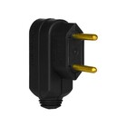 Plugue Macho 2 Pinos 10A Bivolt Preto Pial Legrand