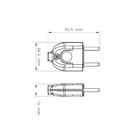 Plugue Macho 2p 10 A 250 V Cinza Tramontina