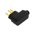 Plugue Macho 2P + Terra 10A Bivolt Preto Pial Legrand