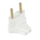 Plugue Macho 2Pólos 10A Branco Alumbra