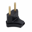 Plugue Macho 2Pólos 10A Preto Alumbra