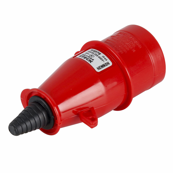 Plugue Macho 3 Pólos+Terra 16A Até 440V 6H Vermelho Steck