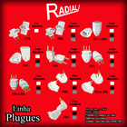 Plugue Macho Branco 10a 2p+t Maciço Radial 1501.140