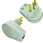 Plugue Prensa Cabo Cinza 10a 3 Pinos Maciços Radial C/ 30