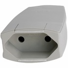 Plugue Prolongador Femea 2 Pólos 10a Cinza