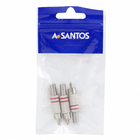 Plugue RCA Prata A.Santos