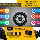 Pneu Alcalay Macio Resistente Sem Câmara De Ar Para Carrinho