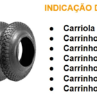 Pneu Carrinho De Mão 3,25/3,00 × 8 2 Lonas Marca Carneiro
