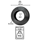 Pneu De Borracha Para Roda Carrinho De Mão 8pol 45 50 E 60l