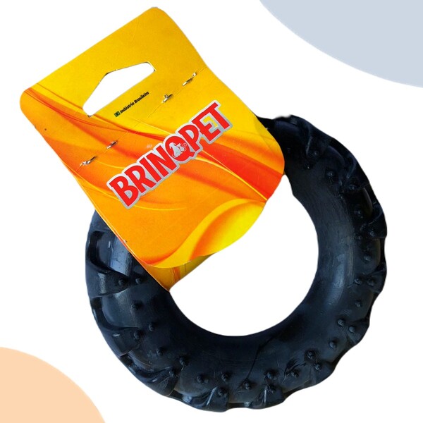 Pneu Mordedor Para Cachorro Off Road Dog Borracha M Brinqpet