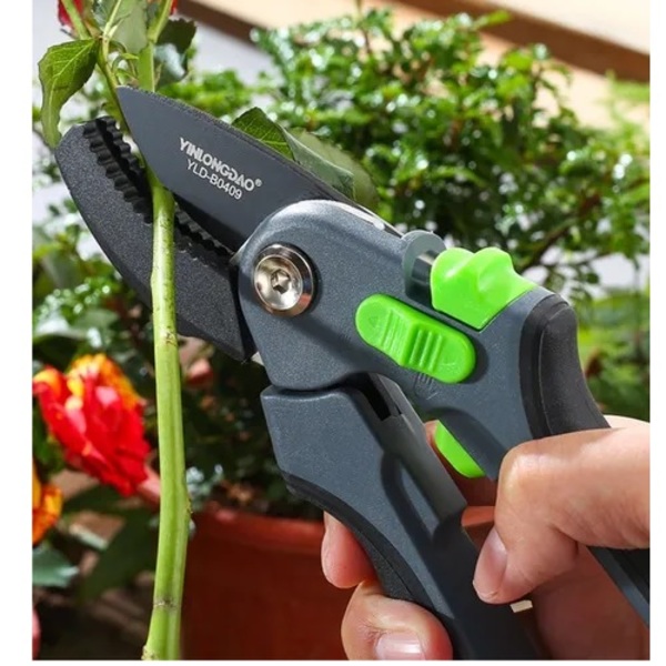 Podador Tesoura Profissional Aço Super Robusta Serrilhada