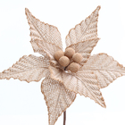 POINSÉTIA TRABALHADA NATURAL 20CM