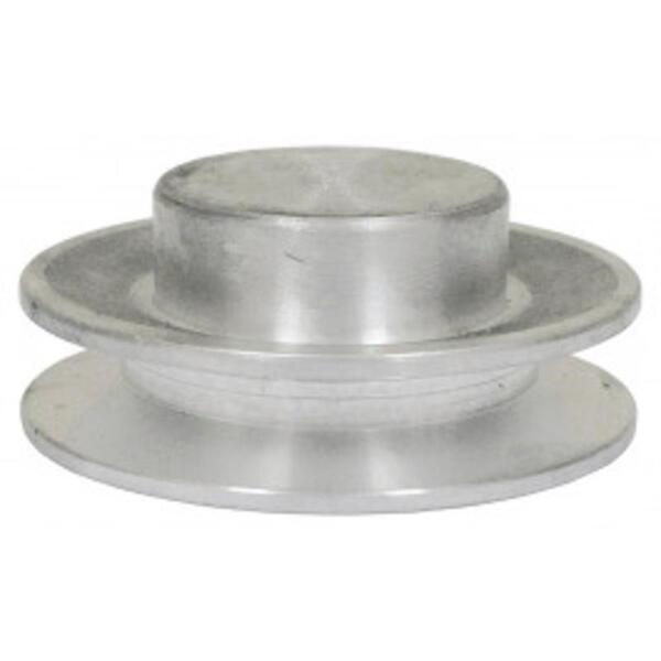 Polia Alumínio 140mm 1 Canal Perfil A - Vonder