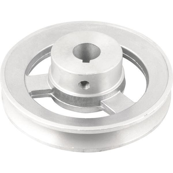 Polia Alumínio 1 Canal Perfil A 120mm Com Furo 3/4" - Vonder