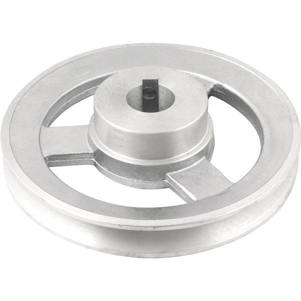 Polia Alumínio 1 Canal Perfil A 150mm Com Furo 24mm - Vonder