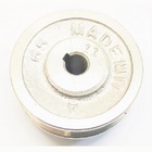 Polia Alumínio 1 Canal Perfil A 65mm Com Furo 11mm