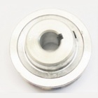 Polia Alumínio 1 Canal Perfil A 65mm Com Furo 5/8"