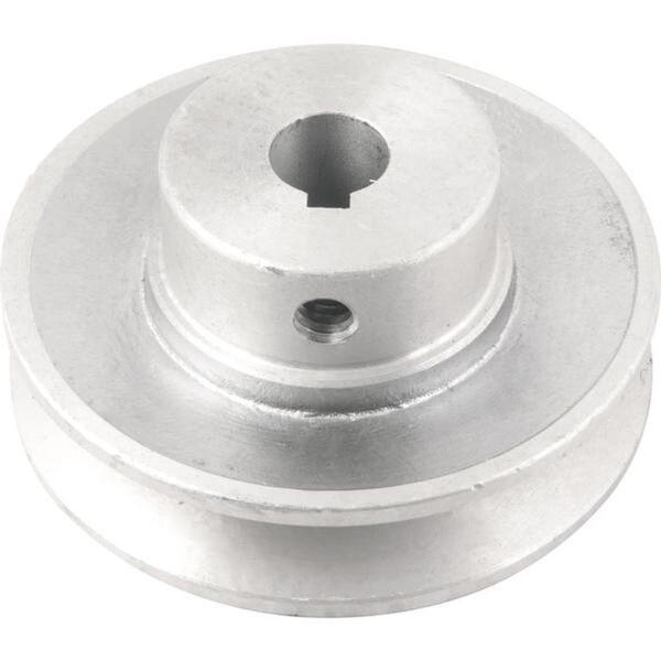 Polia Alumínio 1 Canal Perfil A 80mm Com Furo 14mm - Vonder