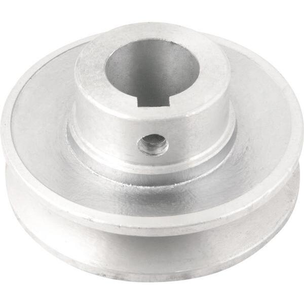 Polia Alumínio 1 Canal Perfil A 80mm Com Furo 24mm - Vonder