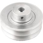 Polia Alumínio 2 Canais Perfil A 100mm Com Furo 14mm Vonder