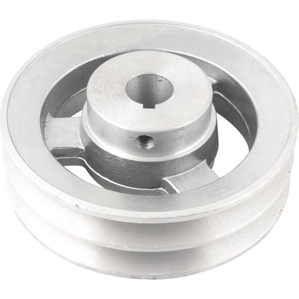 Polia Alumínio 2 Canais Perfil A 120mm Com Furo 3/4" Vonder