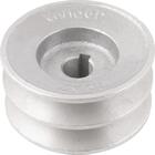 Polia Alumínio 2 Canais Perfil A 70mm Com Furo 14mm - Vonder