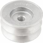 Polia Alumínio 2 Canais Perfil A 70mm Com Furo 1/2" - Vonder