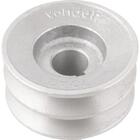 Polia Alumínio 2 Canais Perfil A 70mm Com Furo 3/4" - Vonder