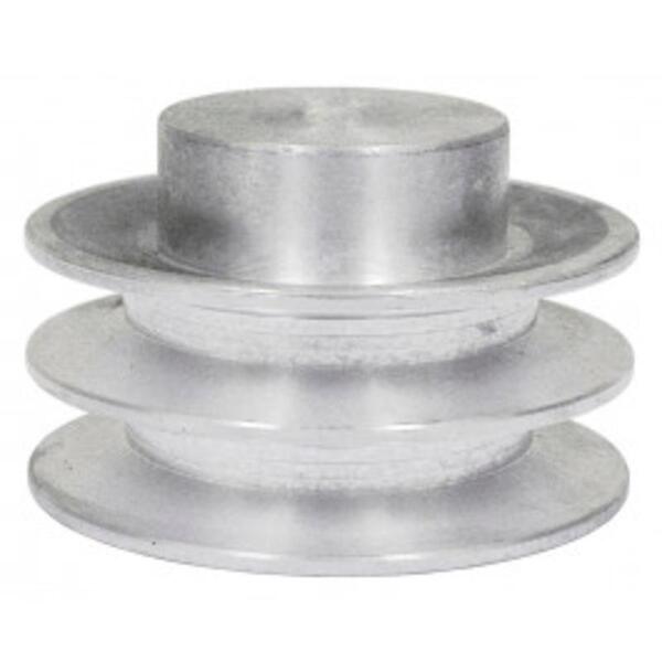 Polia Alumínio 50mm 2 Canais Perfil A - Vonder