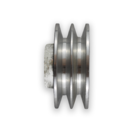 Polia De Alumínio 150mm 2 Canais Perfil A