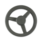 Polia De Ferro Fundido 200mm 2 Canais Perfil A Sem Furo