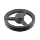 Polia De Ferro Fundido 230mm 2 Canais Perfil B