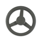 Polia De Ferro Fundido 230mm 2 Canais Perfil B