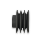 Polia De Ferro Fundido Fundido 100mm 3 Canais Perfil B