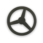 Polia Ferro Fundido Para Correia Em V 200mm 1 Canal Perfil A