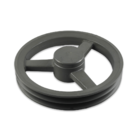 Polia Ferro Fundido Pra Correia Em V 170mm 2 Canais Perfil B