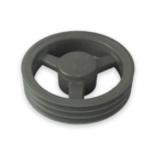 Polia Ferro Fundido Pra Correia Em V 180mm 3 Canais Perfil B