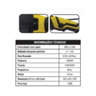 Politriz Roto Orbital 5 Pol 1050w Mxt-5130 - Maxx Tools